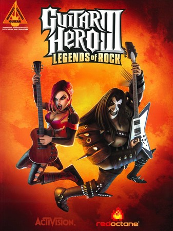 Omslag till sångboken Guitar Hero III: Legends of Rock