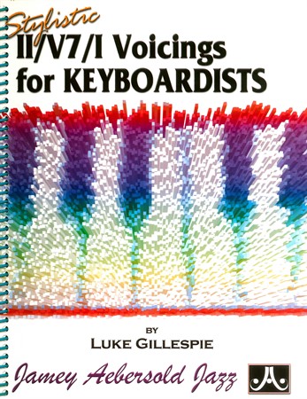Omslag till notboken Stylistic II/V7/I Voicings for Keyboardists, en komplett samling med kompstilar