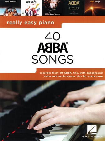 Omslag till 40 ABBA Songs Really Easy Piano
