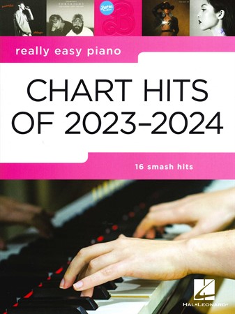 Omslag till Chart Hits of 2023-2024 Really Easy Piano