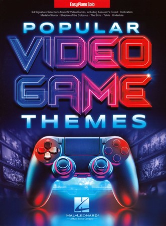 Omslag till notsamlingen Popular Video Game Themes (Easy Piano Solo)
