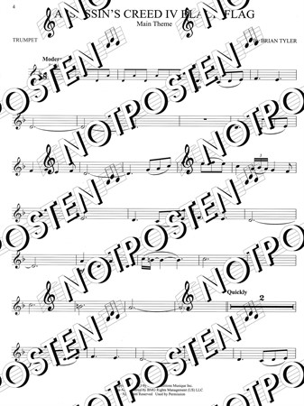 Notbild från Popular Video Game Music: Themes from 14 Games (Trumpet)