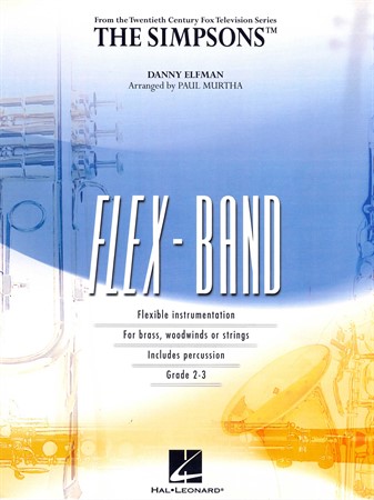 Omslag till flex-arrangemanget The Simpsons: Flex-Band