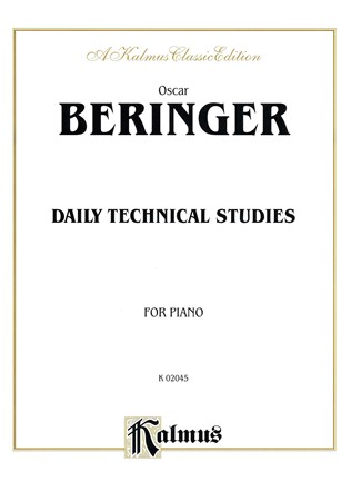 Omslag till Beringer Daily Technical Studies for Piano