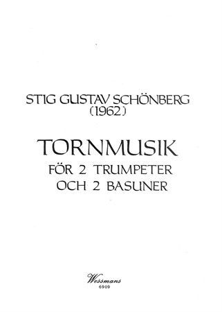 Omslag till Tornmusik för 2 Trumpeter och två Basuner