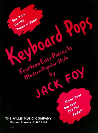 Omslag till Keyboard Pops med enkla låtar för piano av Jack Foy